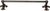 Charlemagne 24'' o.c towel Bar with 5/8'' smooth center 566-3