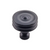 Brixton Ridged Knob 1 1/4 Inch in Flat Black TK881BLK