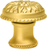 Acanthus large knob with flared foot Rosette style in Antique Brass. 830B-8
