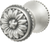 Acanthus small knob with flared foot Rosette style in Chalice. 831B-11
