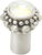 Caché small round knob with a rivoli Swarovski Aurore Boreale Crystal 865-11AB