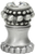 Caché small round knob with halo platform with 20 Swarovski Clear Crystals 865H-11C