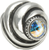 Cache Caché knob with Swarovski Aurore Boreale Crystals 868-9AB