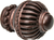 Cricket Cage large round knob with beaded base 968-22