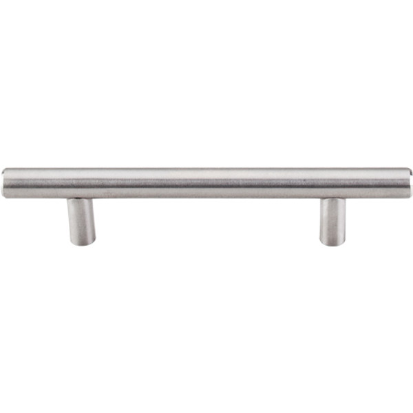 Stainless Hollow Bar Pull 3 3/4'' cc H2  in Brushed Stainless Steel