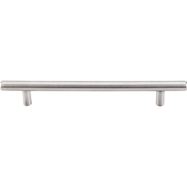 Stainless Hollow Bar Pull 6 5/16'' cc H4  in Brushed Stainless Steel