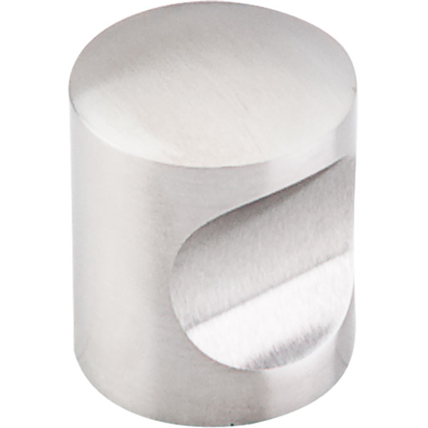 Stainless Indent Knob 1'' 22  in Brushed Stainless Steel