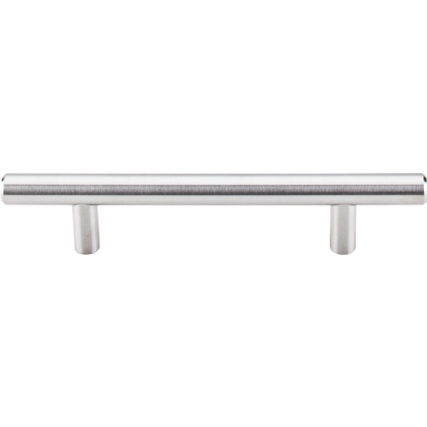 Stainless Solid Bar Pull 3 3/4'' cc 3  in Brushed Stainless Steel