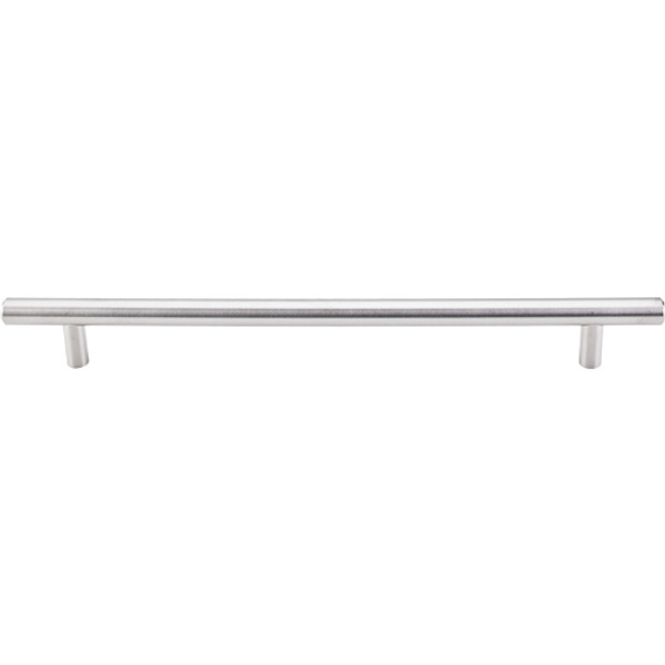 Stainless Solid Bar Pull 8 13/16'' cc 6  in Brushed Stainless Steel