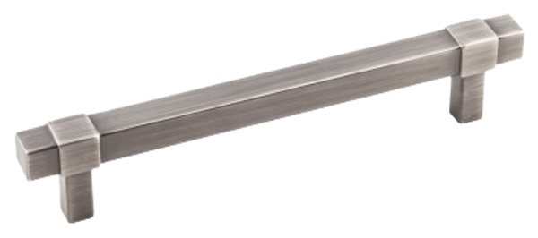Zane 6-5/16'' Overall Length Square Bar Pull in Brushed Pewter 293-128BNBDL
