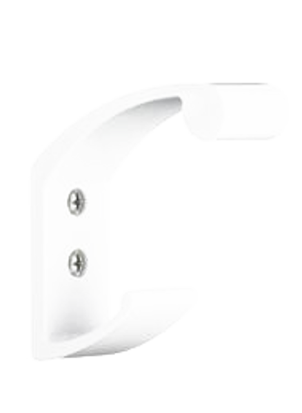 Beslagsboden Double Hook 3.25'' In Enamel White BX1034  in Enamel White