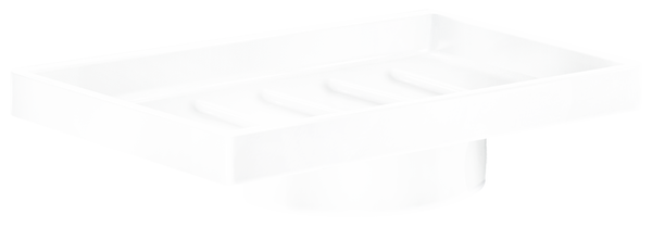 Xtra Porcelain Container Soap Dish In White Porcelain O348  in White Porcelain