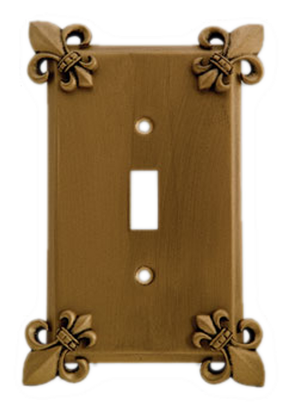 Fleur de Lis Switch Plate