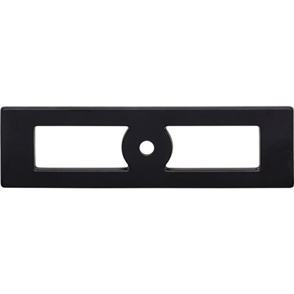 Lynwood Hollin Knob Backplate  TK922BLK in Flat Black