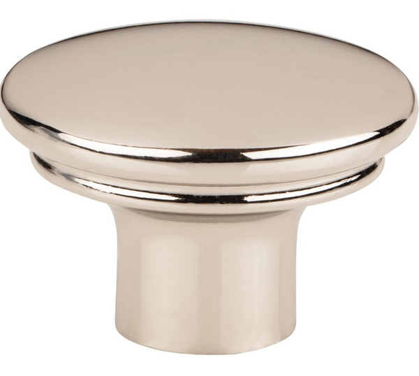 Ellis Julian Oval Knob 1 1/4'' Polished Nickel