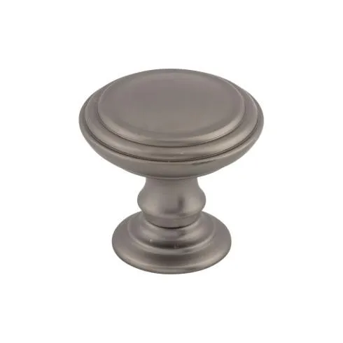 Chareau Reeded Knob 1 1/2'' Ash Gray TK321AG