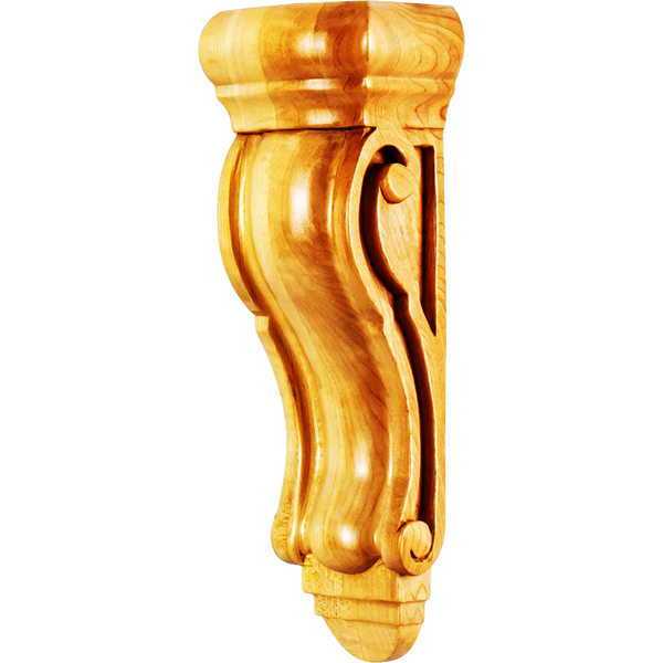 Rounded Scrolled Corbel CORQ-4 in Cherry