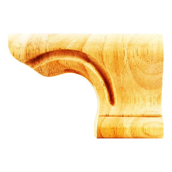 Rounded Corner Pedestal Foot PFR in Cherry