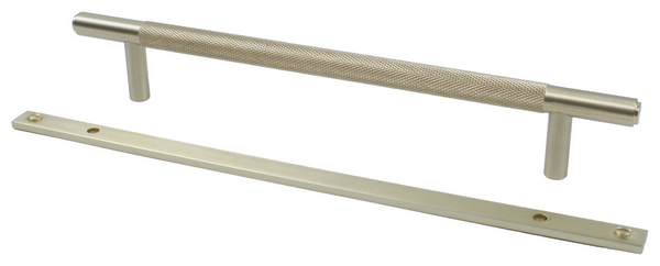 Diamond Knurling 6-5/16'' (160mm) cc Knurled Pull with Backplate