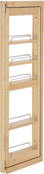 Rev-A-Shelf 3 in. W x 42 in. H Pull-Out Between Cabinet Wall Filler w/Soft-Close 432-WFBBSC42