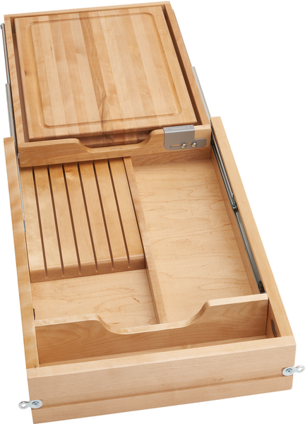 Rev-A-Shelf 18 in Knife and Cutting Board Drawer Only 4KCB-1