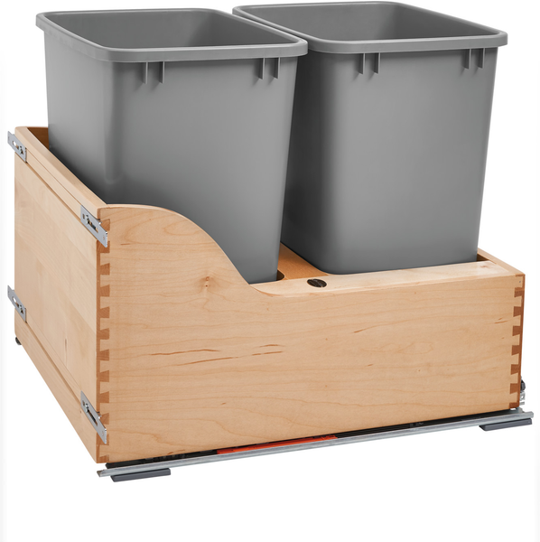 Rev-A-Shelf Double 35 Qrt Pull-Out Waste Container 4WCSC-2135DM-2
