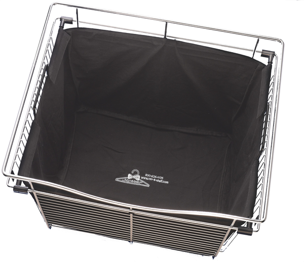 Rev-A-Shelf 30 in Black Hamper Bag Insert CHBI-301618-1