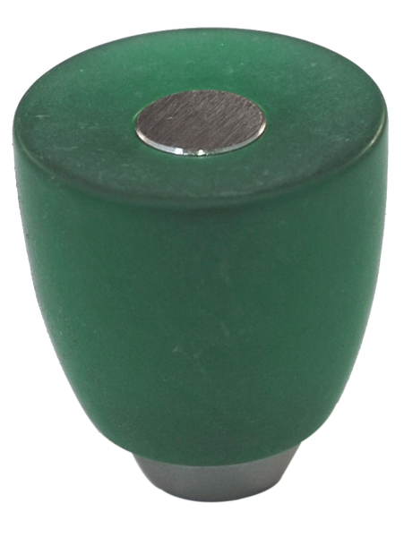 Athens Green Polyester with Solid Brass Knobs