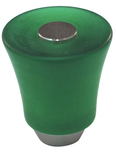 Athens Green Polyester with Solid Brass Knobs