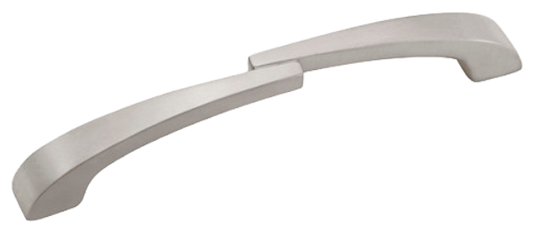 128mm Solid Stainless Steel Contemporary Cabinet Bar Pull P6232-SSS in Solid Stainless Steel