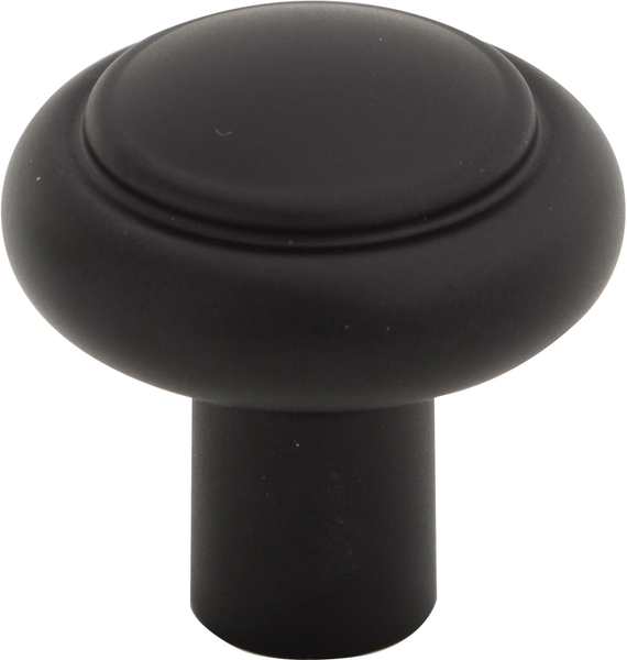 Regent's Park Clarence Knob 1 1/4 Inch Flat Black TK3110BLK