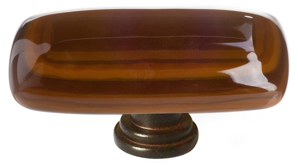 Stratum Woodland & Umber Long Knob with Base LK-102