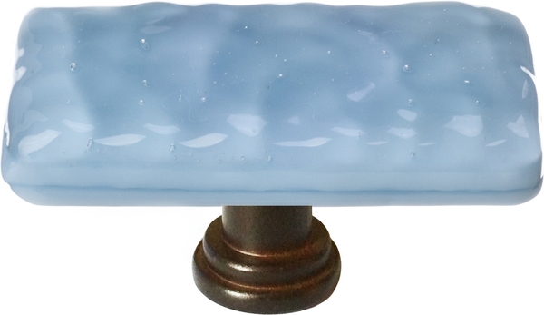 Glacier Powder Blue Long Knob with Base LK-215