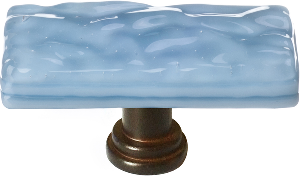 Skinny Glacier Powder Blue Long Knob with Base SLK-215