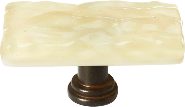 Skinny Glacier Pale Yellow Long Knob with Base SLK-222