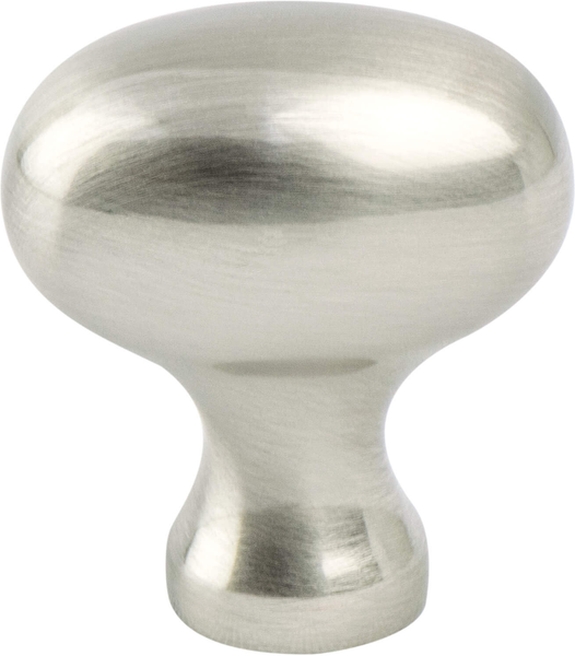 Transitional Advantage Three Brushed Nickel Oval Knob 0920-1BPN-P