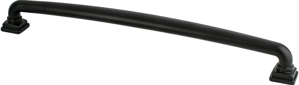 Tailored Traditional 12'' CC Matte Black Appliance Pull 1305-1055-P