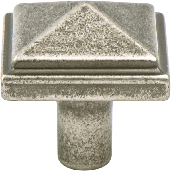 Rhapsody Weathered Nickel Pyramid Knob 3051-1WN-P