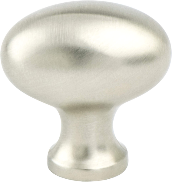 Valencia Brushed Nickel Oval Knob 7021-1BPN-P