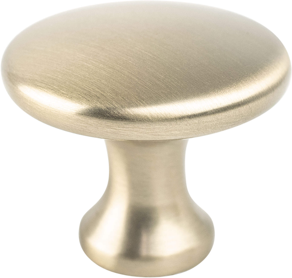 Contemporary Advantage Five Champagne Narrow Round Knob 9129-10CZ-P