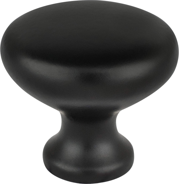 Traditional Advantage Four Matte Black Mushroom Knob 9132-1055-P
