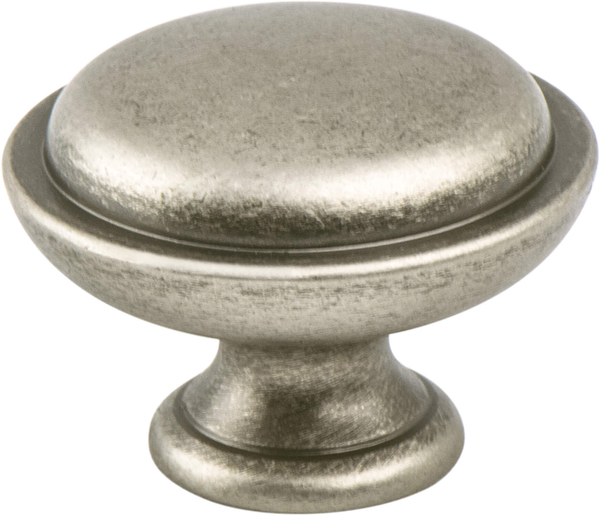 Traditional Advantage One Weathered Nickel Rimmed Knob 9337-10WN-P