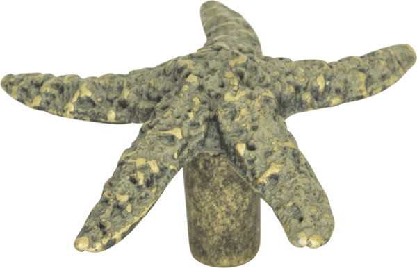 Nautical/Ocean Starfish Knob 2'' Verdigris 142-V