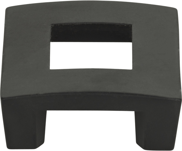 Centinel Square Knob 1 1/4'' cc Matte Black 255-BL