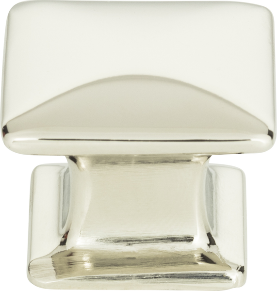 Alcott Square Knob 1 1/4'' Polished Nickel 322-PN