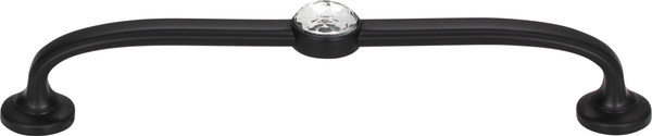 Crystal Legacy Bracelet Pull 5 1/16'' cc Matte Black 345-BL