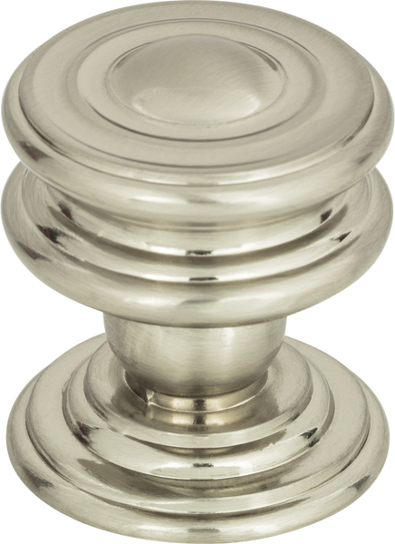 Campaign Round Knob 1 1/4'' Brushed Nickel 376-BRN