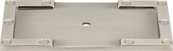 Campaign L-Bracket Backplate 3 11/16'' Brushed Nickel 378-BRN