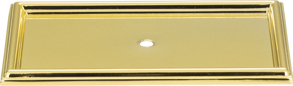 Campaign Rope Backplate 3 11/16'' Polished Brass 379-PB