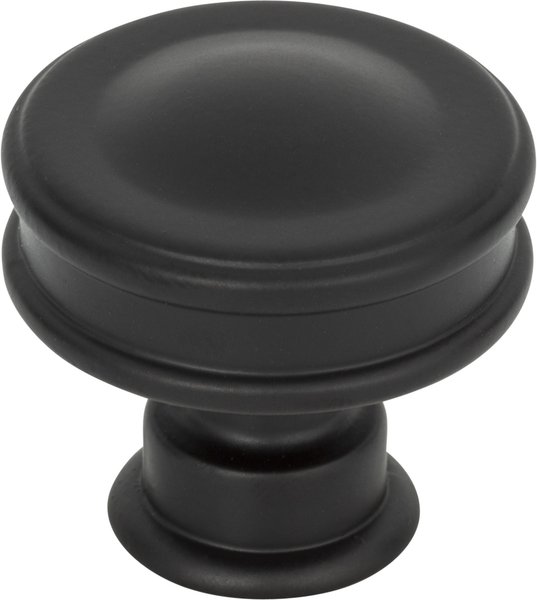 Oskar Knob 1 1/4'' Matte Black A100-BL